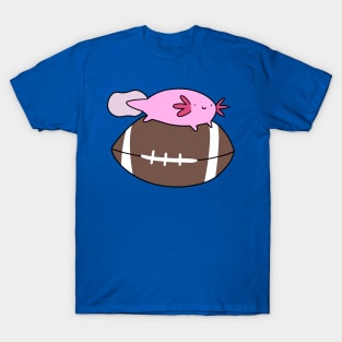 Little Axolotl and Football T-Shirt